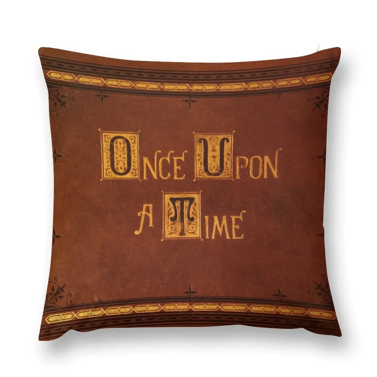 

Once Upon A Time - Book Sticker Throw Pillow Decorative Cushion Cover Pillowcases For Pillows pillow