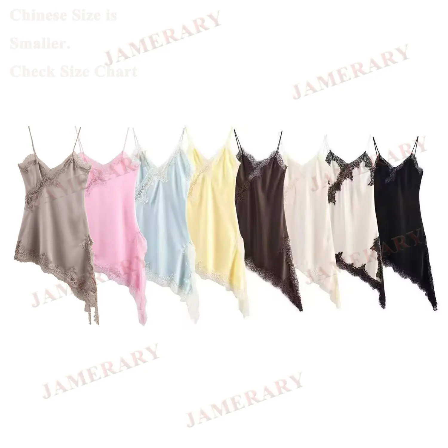 Vestidos de fiesta de encaje de Navidad para mujer, camisola con tirantes y cuello en V, Espalda descubierta, vestido Midi de Año Nuevo, moda Y2K, vestido de noche para chica