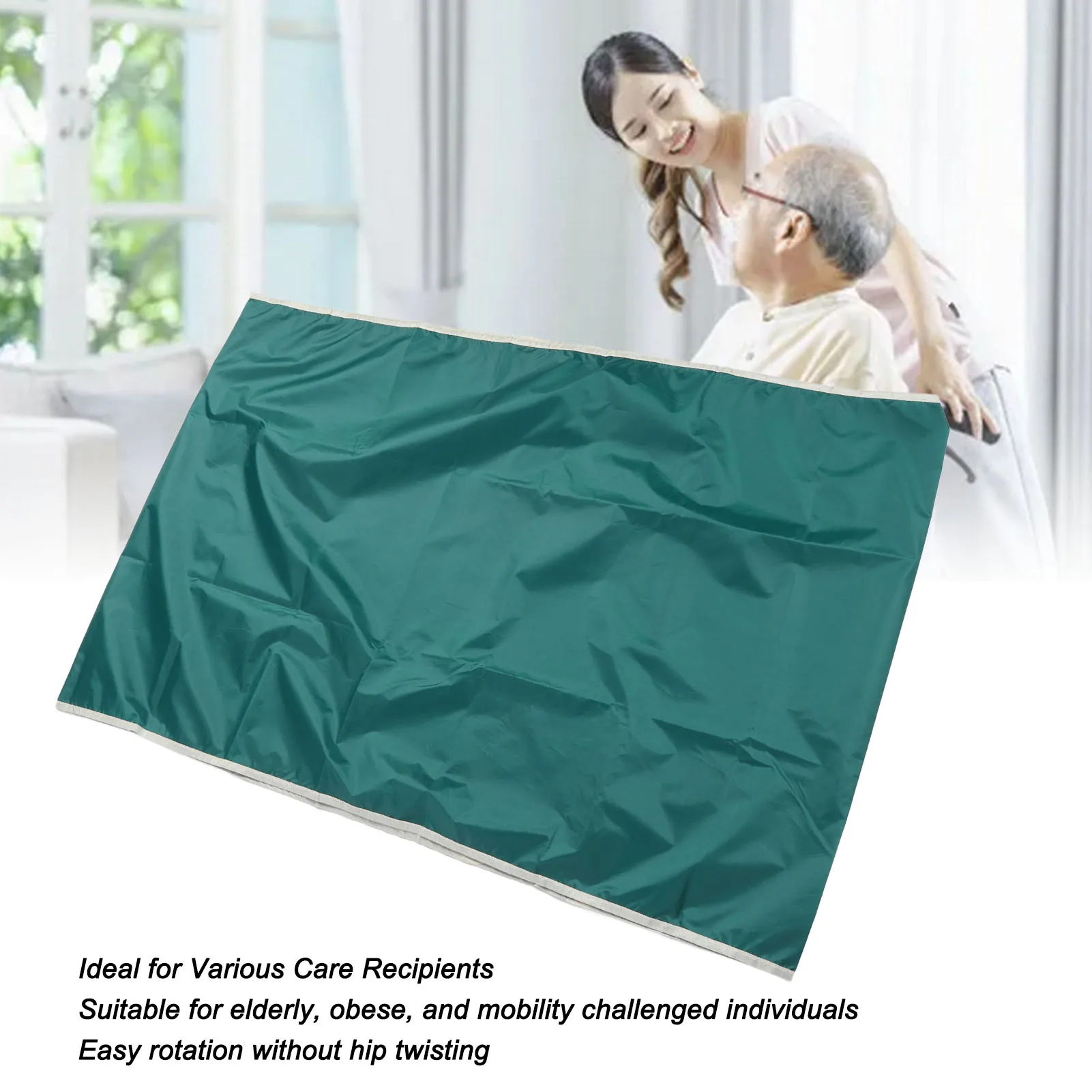 Sliding Draw Sheet 115x75cm Breathable Assist Moving Elderly Transfer Slide Sheet Waterproof Coating for Hospitals Cars