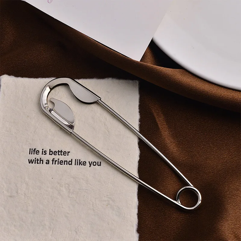New Large Safety Pin Hair Clip Metal Hair Pins Personalized Headpiece Funny Hairs Stick Pins For Laundry Blanket Key Rings view 4