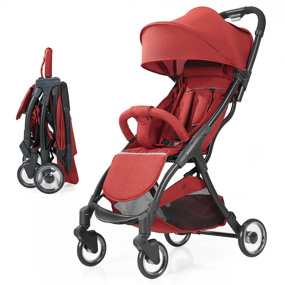 Carros de bebes großer Korb Kinderwagen Baby Produkt Kinderwagen leichte faltbare Kinderwagen Wagen