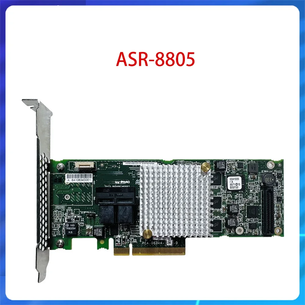 Original for Adaptec ASR-8805 PCI-E 3.0 SAS SATA SSD RAID 12Gb/s Controller Card External PCI E Expander Card HBA Expansion Card