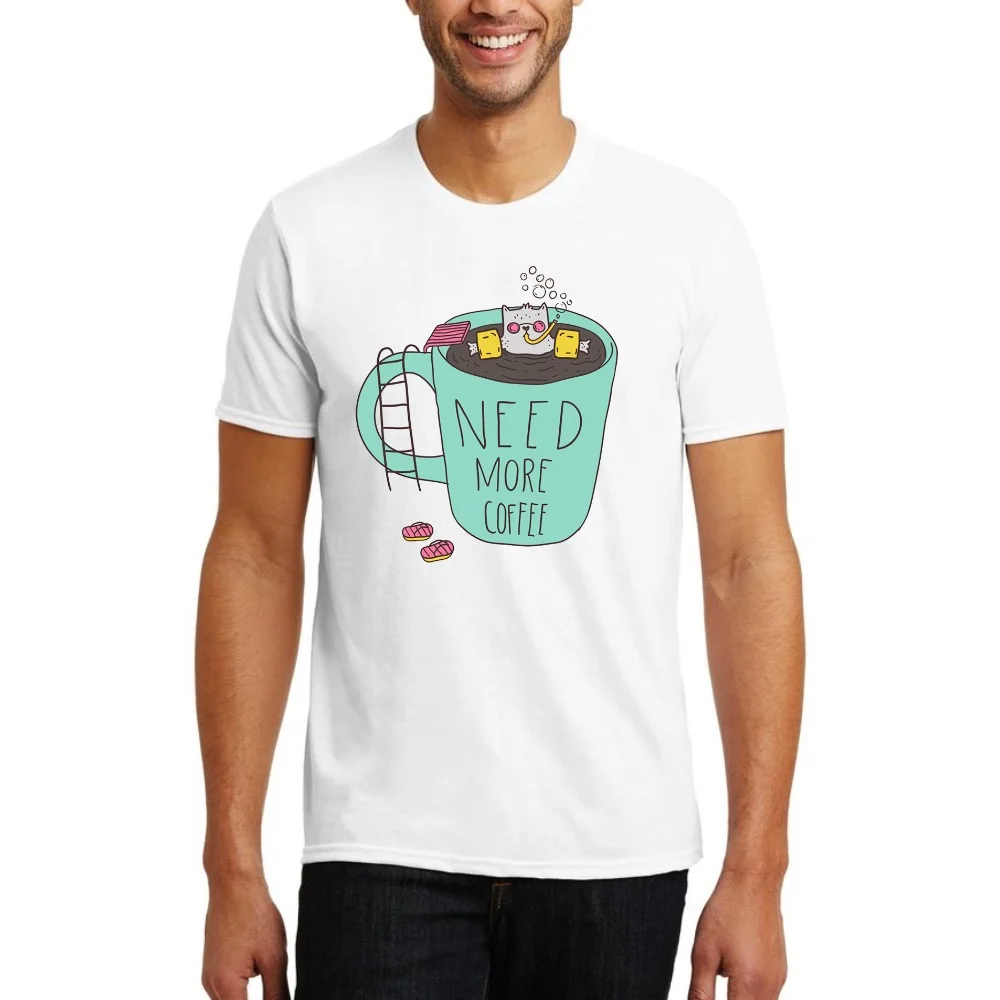 2025 новейшие летние хипстерские топы, мужские модные футболки с кофейным принтом, крутая уличная футболка с короткими рукавами