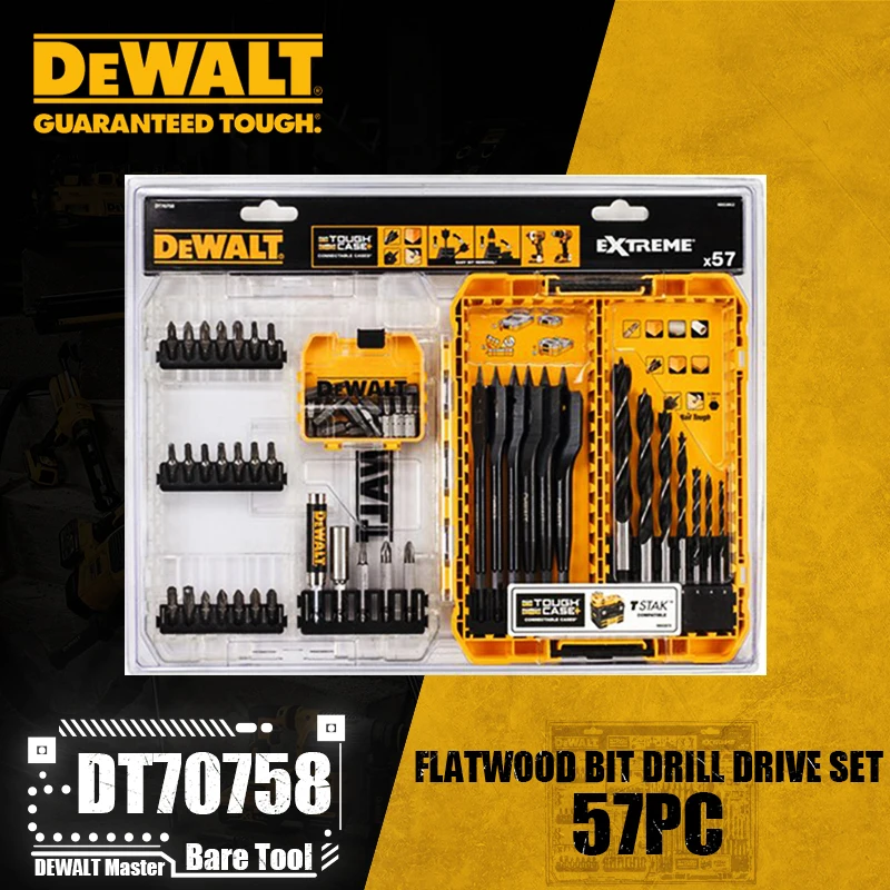 DeWaltドリルドライブスクリュー駆動ビットセットdwangftp100set dt71563 dt70758 dt70705 dt70732t dt70730t dt70702電動工具アクセサリー