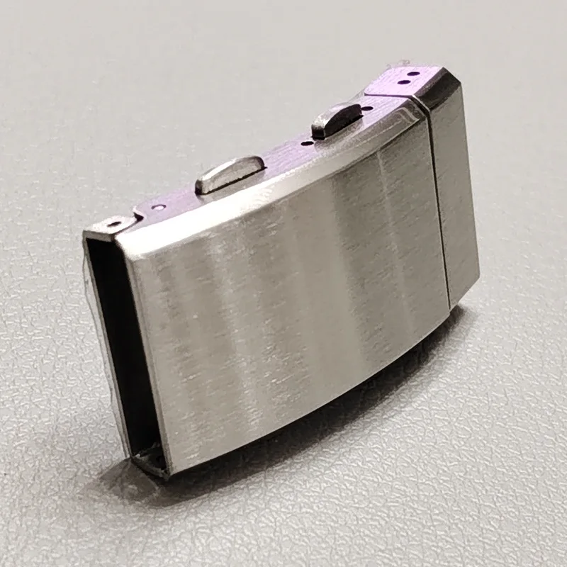 316L aço inoxidável fivela sólida para fecho Seiko, botão de