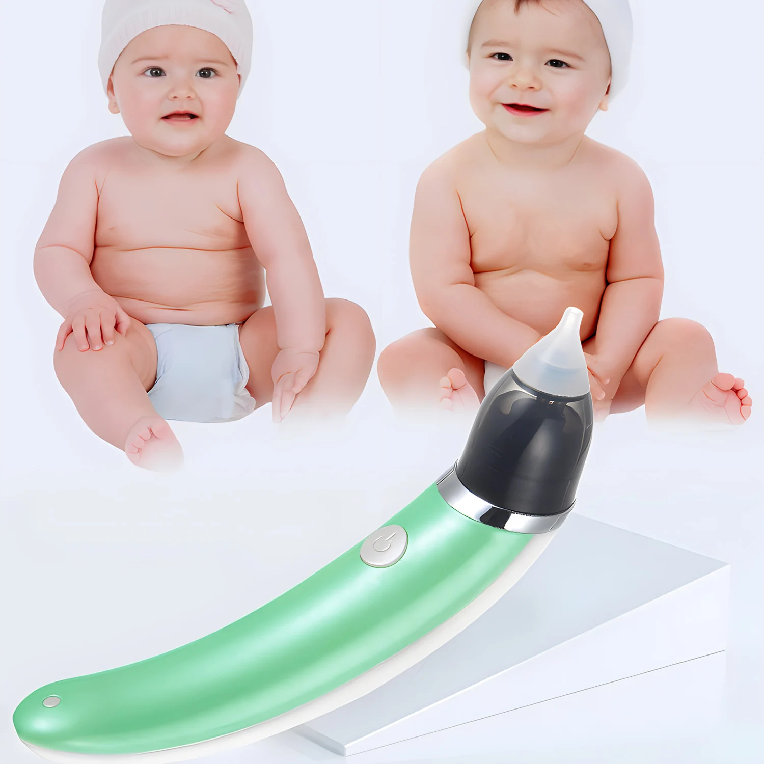 Baby Electric Nasal Aspirator Rechargeable, Newborn Nose Cleaner with Suction, Relieve Nasal Congestion for Infants & Toddlers