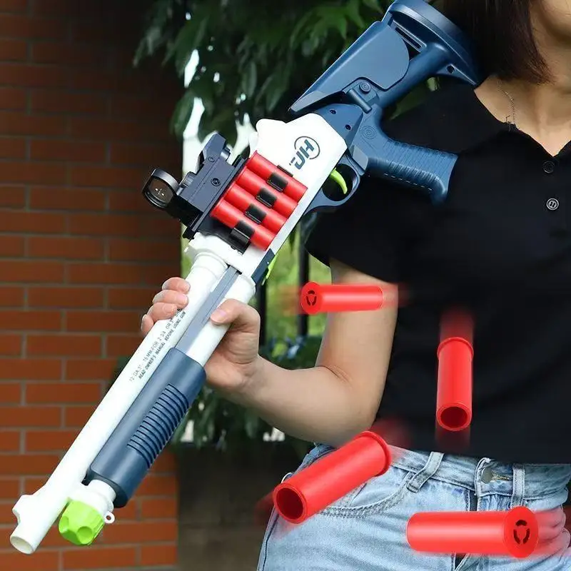 Xm1014 Miękka pociskowa muszla pistoletu do rzucania pistoletem 2025 Chłopięcy pistolet Strzelba Strzelba Model pistoletu Zabawka Miękkie zabawki dla dzieci