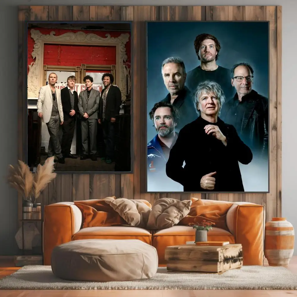 band C-Crowded House-E Painting Calligraphy Artwork for Living Room Bedroom Office Home Decor