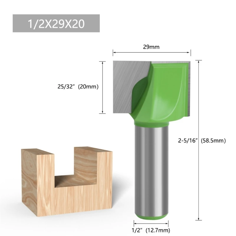 Bit limpeza no fundo aço para roteadores para corte e preciso