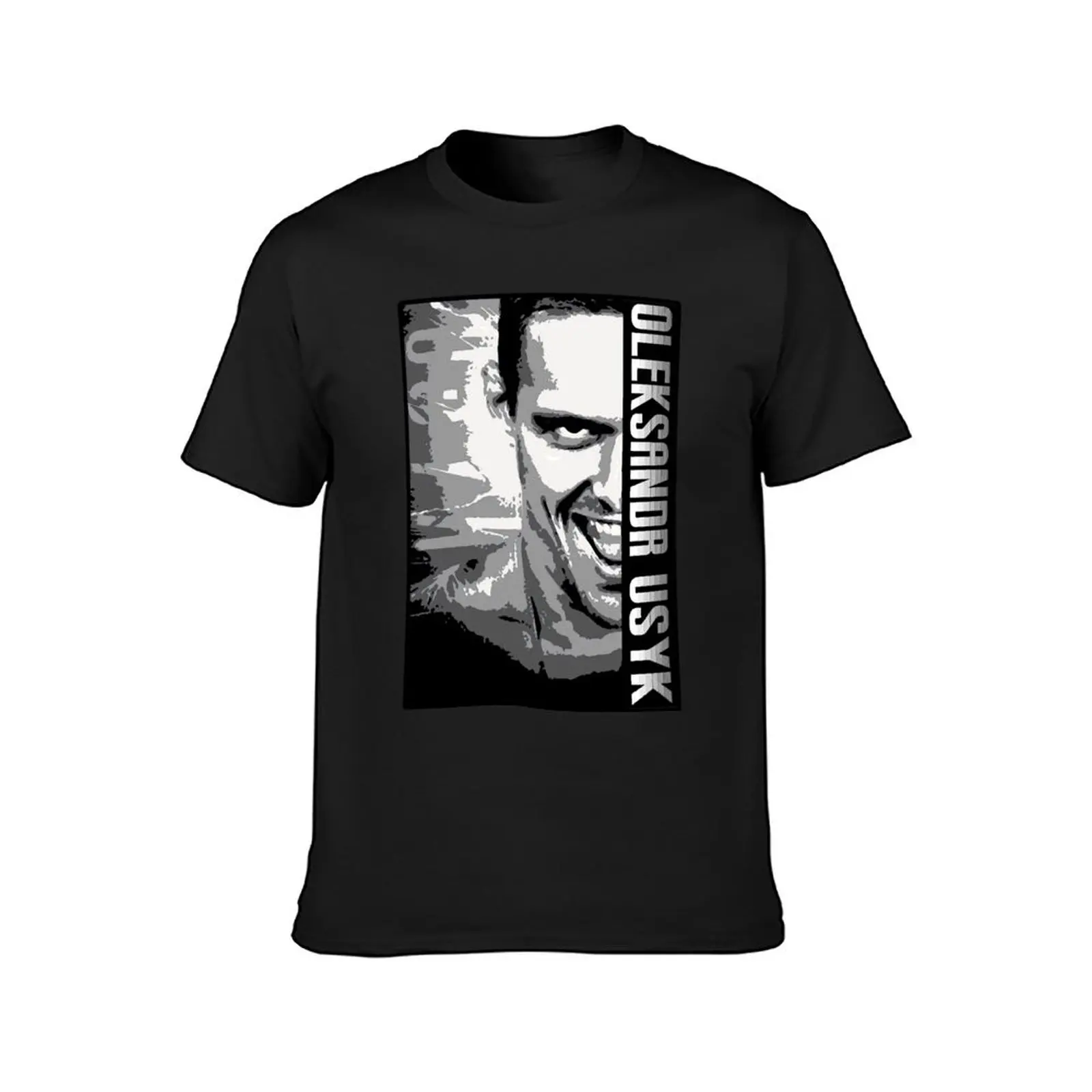 Oleksandr Usyk 2020 Tribute (B&W) T-Shirt.png T-Shirt cute clothes anime clothes plus sizes mens champion t shirts