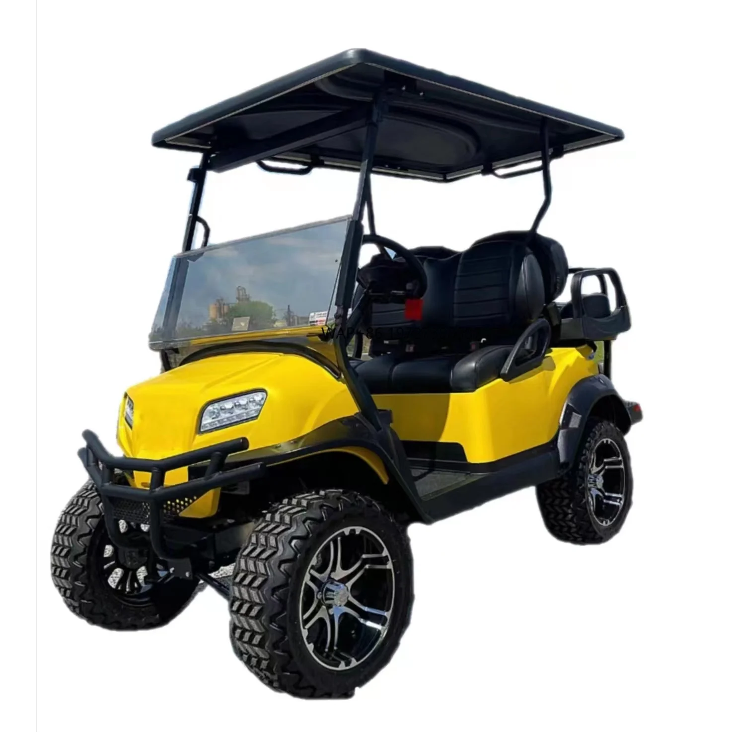 

logo Printing Customized 4 Seater Sport Off Road Electric Golf Cart Brand New Powerful 4 Wheel Gas Club Car Golf Buggy Cart