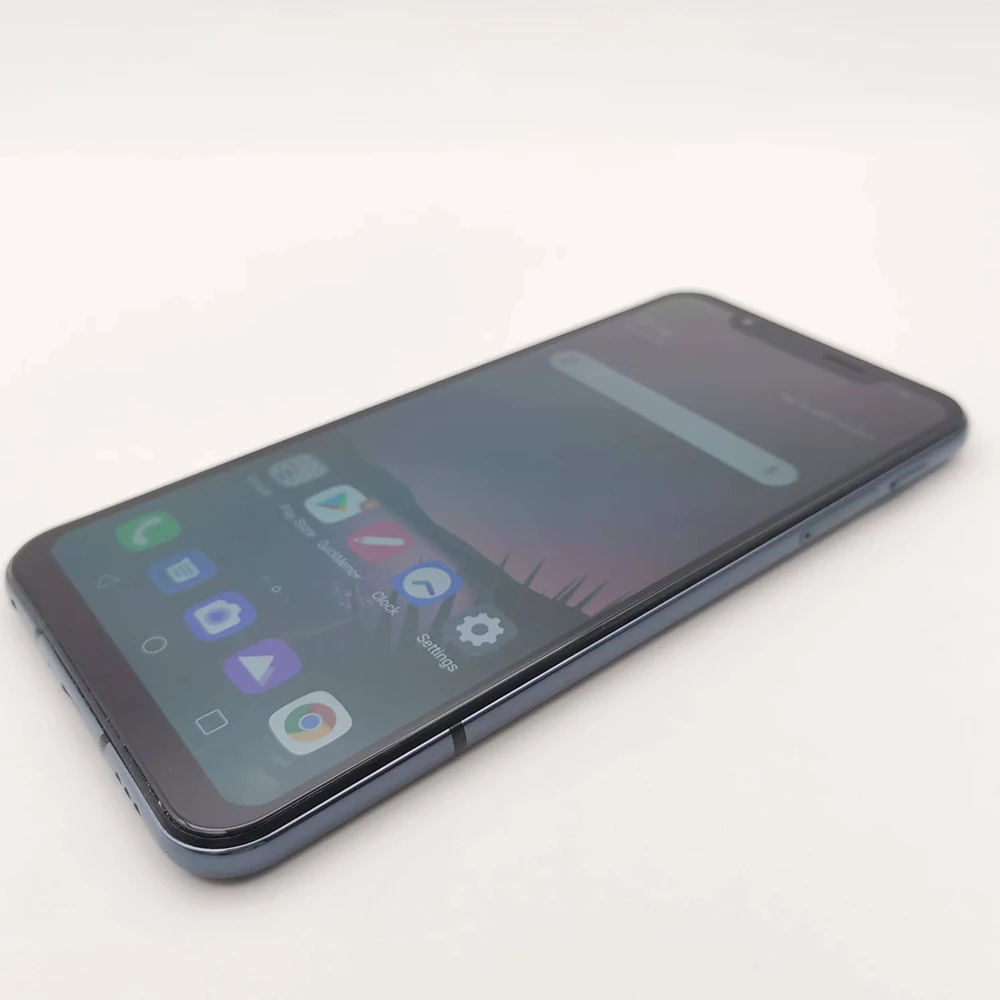 مفتوح الأصلي LG G8S ThinQ LMG810EAW 128GB 6GB RAM بصمة 6.21 بوصة 13MP أندرويد 9.0