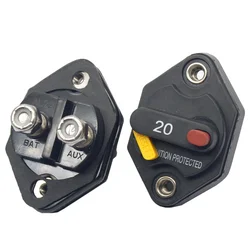 15A 20A 30A 40A 50A Caravan Manual Reset Waterpoof Car/Boat Bimetal Automobile Circuit Breakers