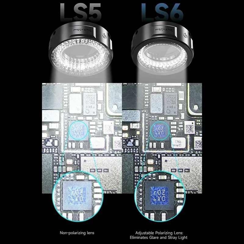 Mechanic LS5 LS6 Microscope Ring Light Source Ring Lamp for Stereo Microscope Camera Using 84 LED Highlights Light Source