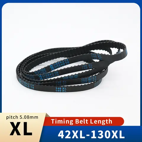 XL Timing Belt 42XL-130XL Pitch=5.08mm XL Belt Width 6mm 8mm 10mm 13mm 15mm 20mm for Laser Engraving CNC XL Rubber Timing Belt