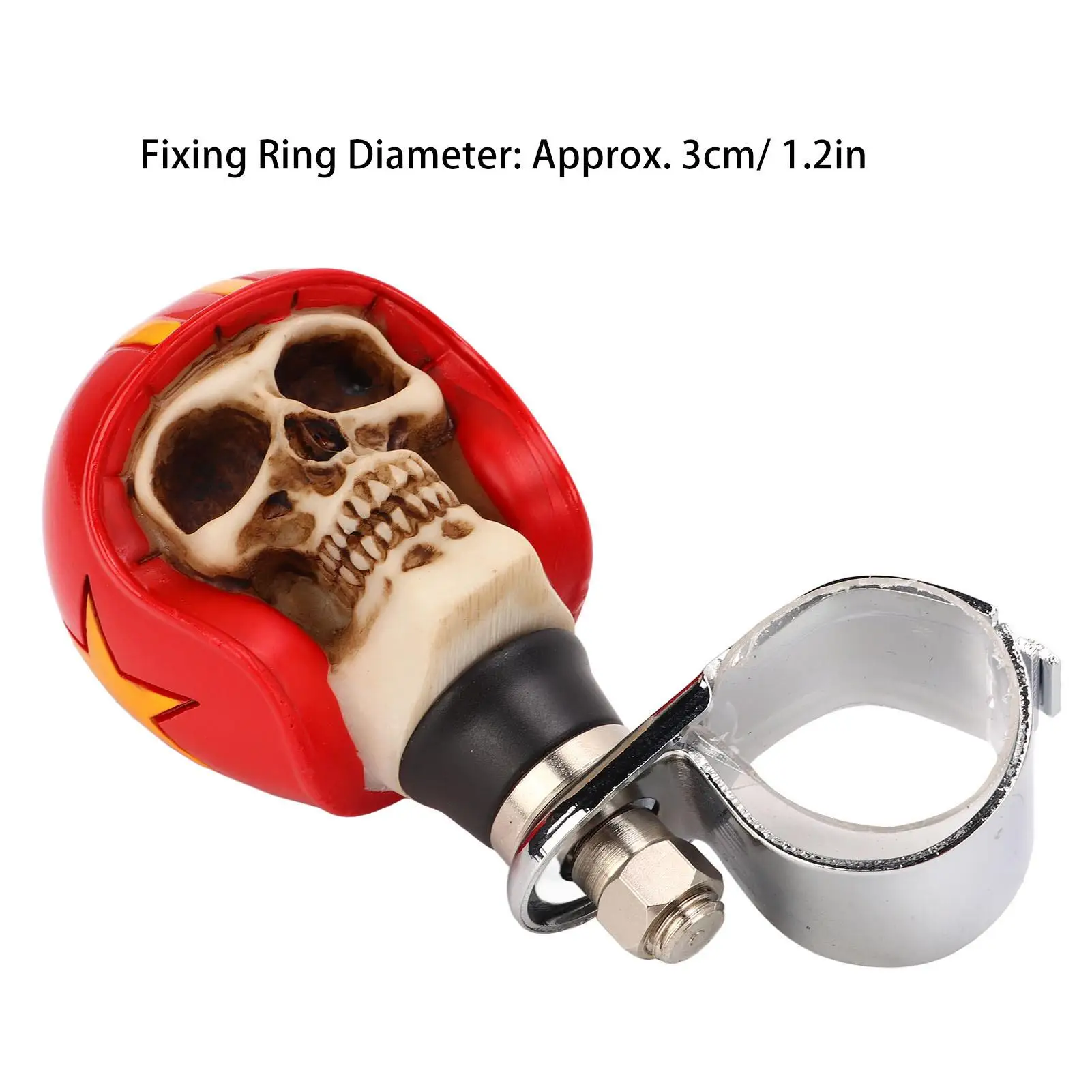 Skull Steering Wheel Suicide Knob Car Power Handle Spinner for trucks Tractors Boats Car Steering Wheel