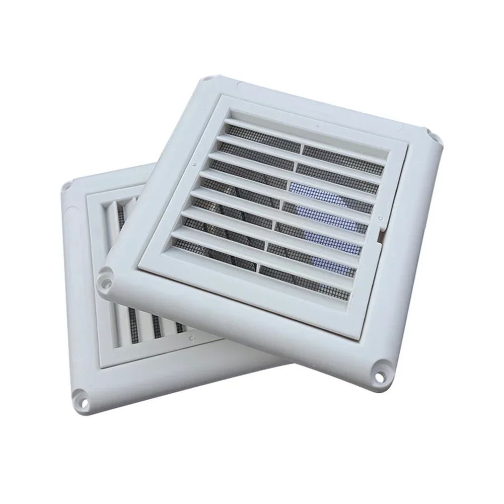 4 Inch Vent Cover Air Grille ABS Plastic Easy Installation Louvered Design Optimal Ventilation Pest Protection