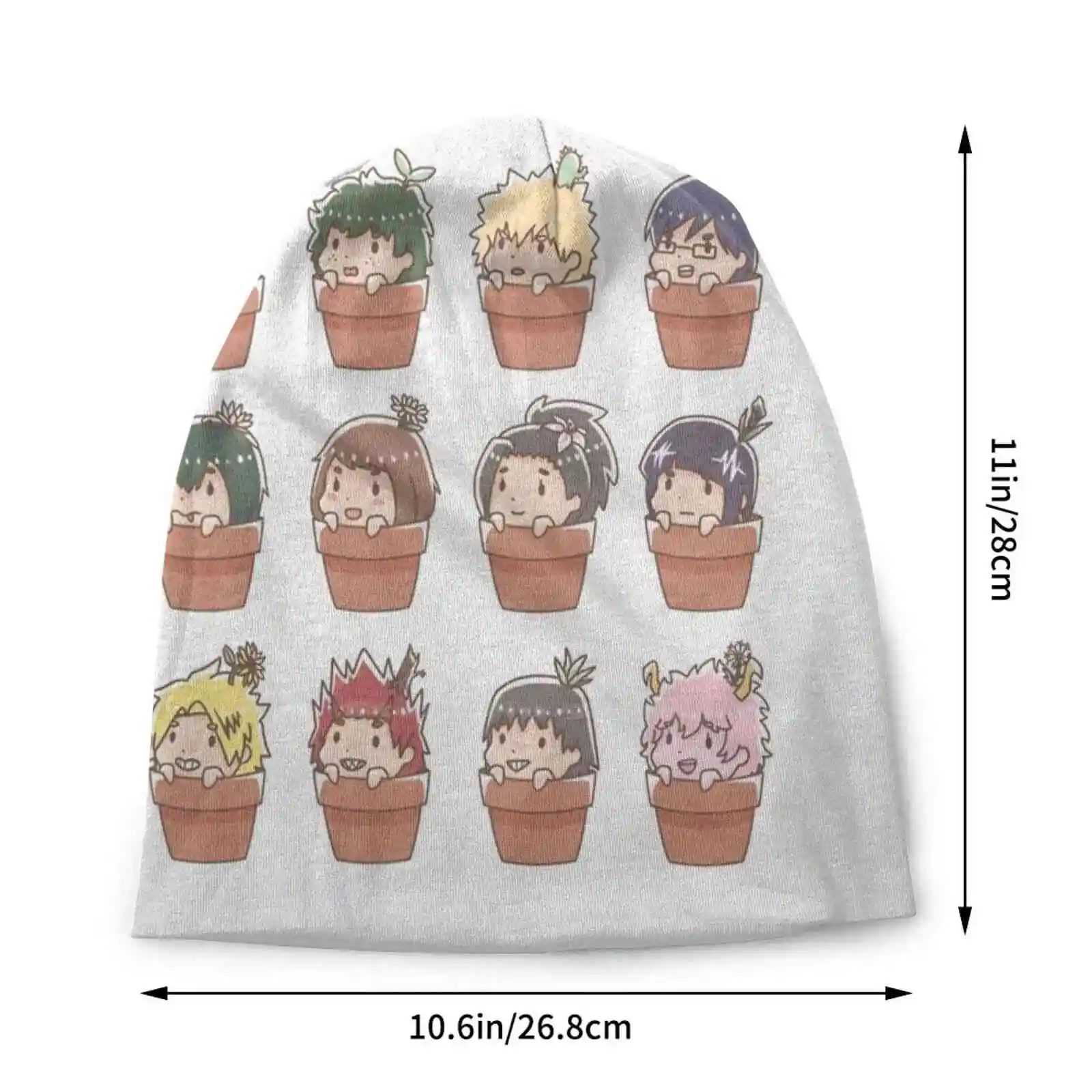 My Garden Academia!! Knitted Hat Warm Beanie Outdoor Caps Bnha Boku No Hero Academia Mha Midoriya Izuku Izuku Midoriya Deku