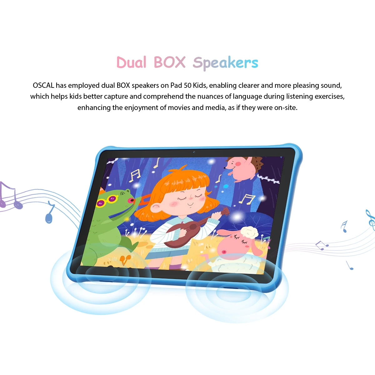 Blackview Oscal Pad 50 kindertablet 10,1 inch 800*1280 HD-scherm 5100 mAh Lange batterijduur A133P CPU Android-tablet