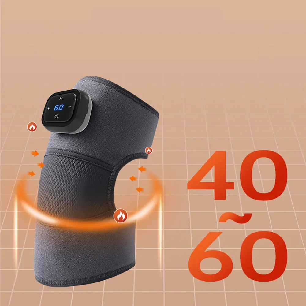 3 Levels Smart Electric Knee massager Physical heating therapy Arthritis Pain relief 5 Levels Temperature infrared knee pad
