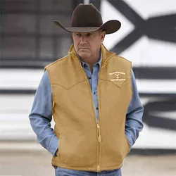 2026 Hot Embroidered Men Casual Vest Fashion Streetwear Male Sleeveless Jacket Outerwear Men's Clothing Spring Autumn Coat 3XL