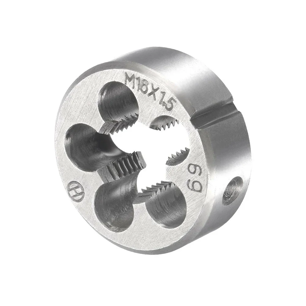 2Pcs Tap And Die M16*1.5mm Metric Machine Thread HSS Right Hand For Maintenance Repairing Drilling Metalworking Manual Tools