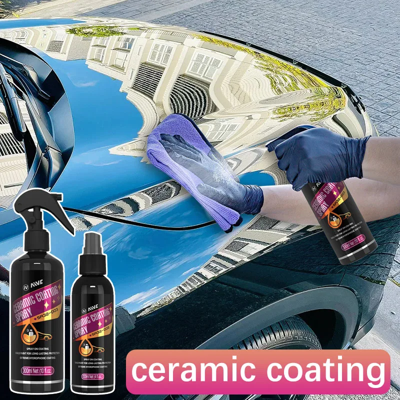 Car Ceramic Coating Nano Hydrophobic Paint Protection  Polish Scratch Repair Remover  AIVC Crystal Wax Spray Car Wash Products