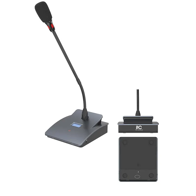 

ITC Flush Mount Audio Conference System Wireless Conference Microphones Speakerphone UHF Wireless Conference System