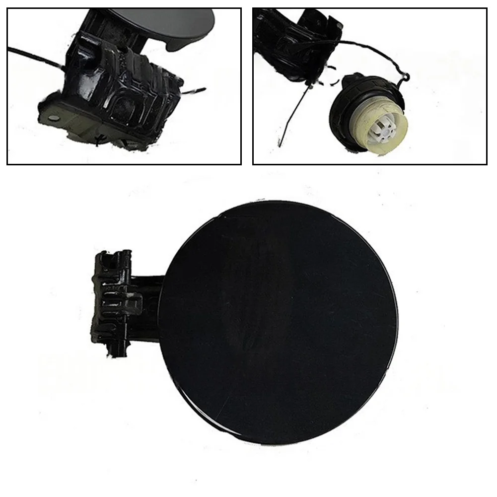 

Fuel Filler Lid Door Cover for Toyota For Rav4 2013 2018 OEM 77350 42090 Metal Black Direct Replacement Easy Install