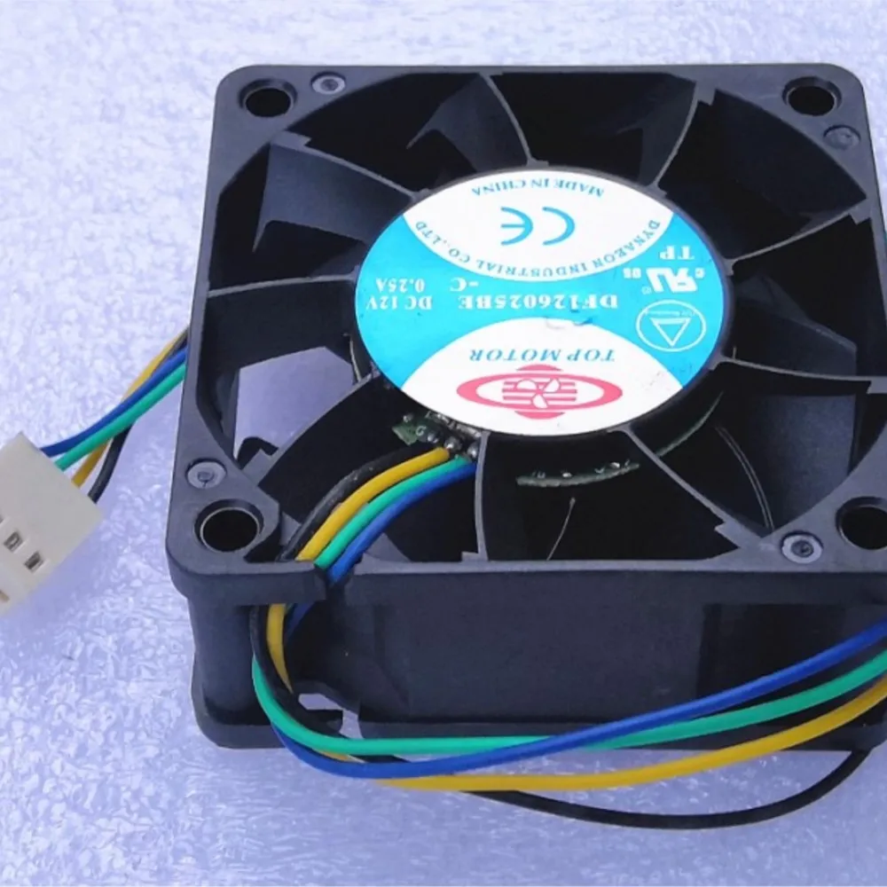 1pcs New DF126025BE DF126025BL DF126025BU DC 12V for Top Motor 6CM Dual Ball Bearing 60X25mm 60mm Cooling Fan