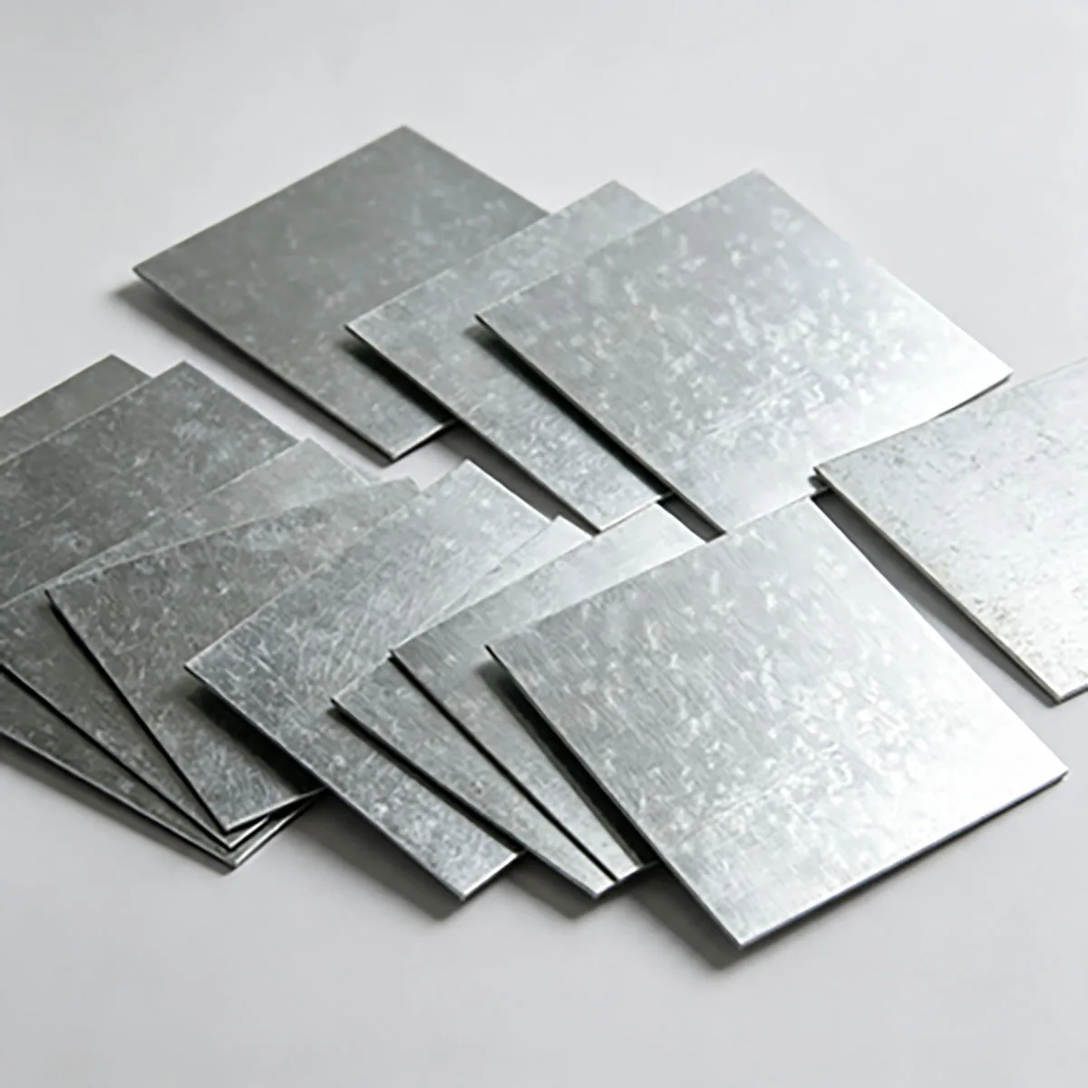 0.5mm ~ 3mm Thick Q235 Galvanized Iron Square Plate, Custom Laser Cutting, Punching, Bending & Welding Service Available