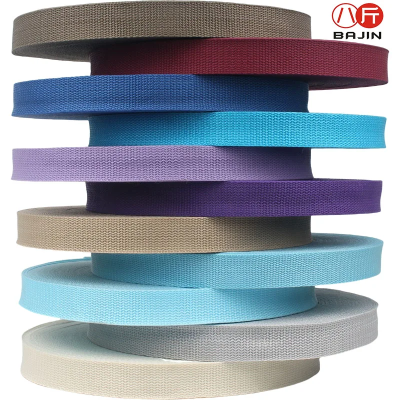 20/25/32/38/50mm wide polypropylene webbing Ribbon PP Band Strap Tape Dog Collar Harness Outdoor Backpack Bag Part offwhite blue