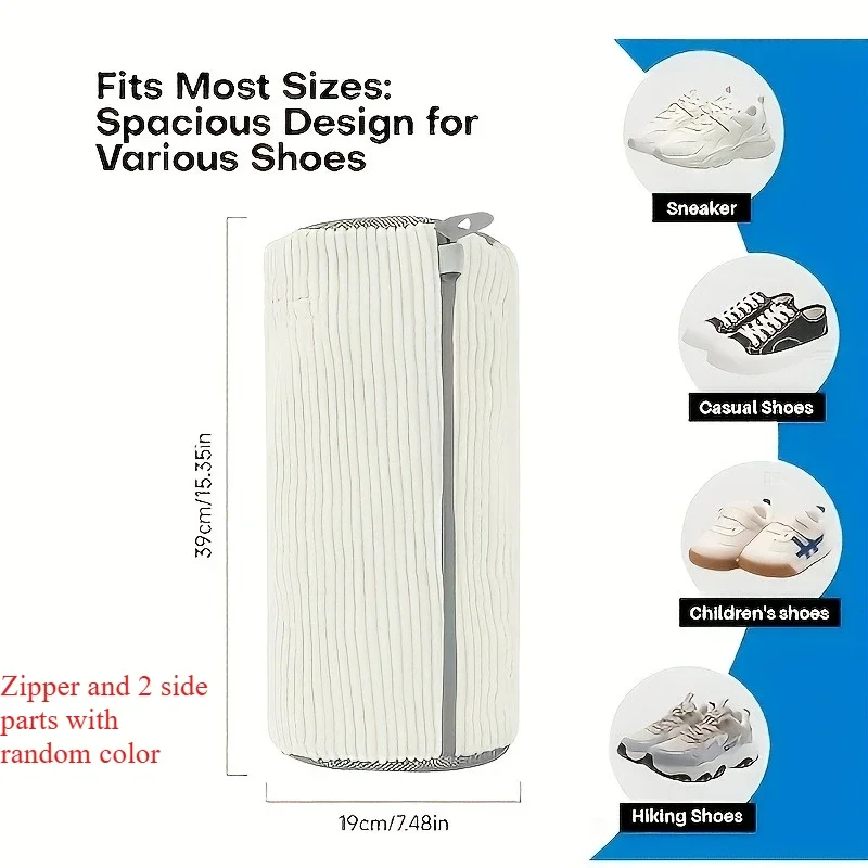 360° Deep Cleaning Shoe Washing Bag: Washing Machine And Dryer Compatible - Reusable Shoe Cleaning Bag for Sneakers/Tennis Shoes