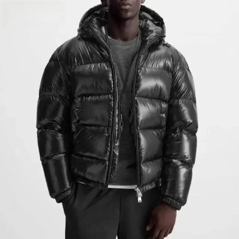 

PFHQ 2025 Autumn Winter Hooded Cotton Jacket Casual Solid Color Darkwear Hat Streetwear Male Tops New Fashion Parkas 21Z7361