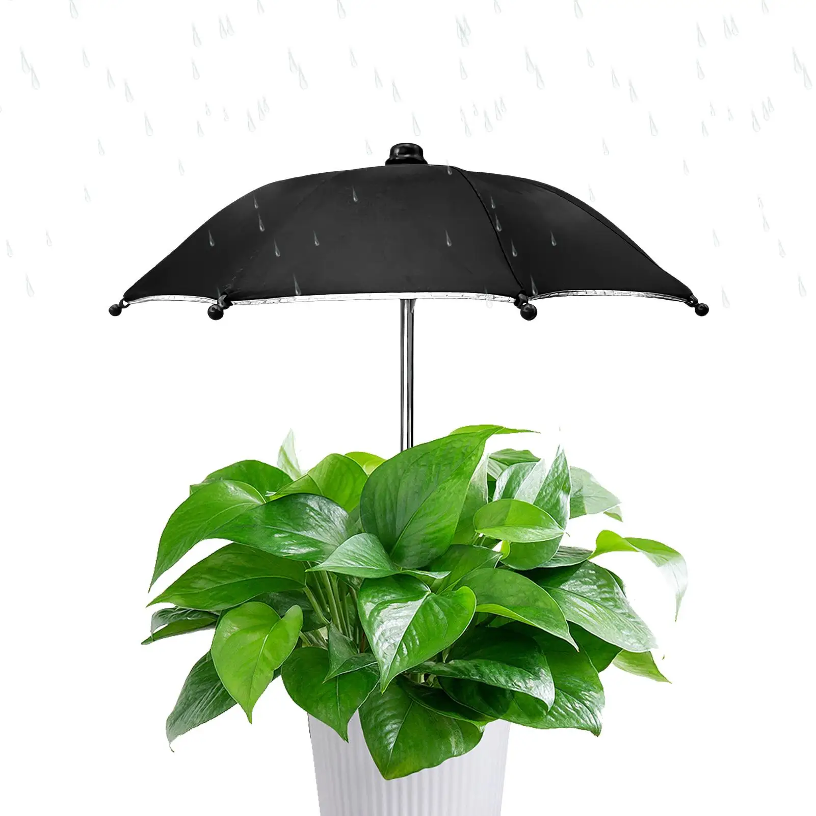Plant Umbrella Portable Water Resistant Garden Umbrellas for Plants Flowers for Patio Balcony Courtyard Backyard Porch Roof
