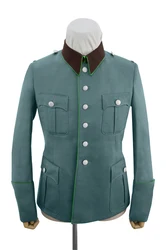 GUDK-B012 WWII giacca a tunica modificata Gabardine ufficiale generale della polizia tedesca 6 bottoni