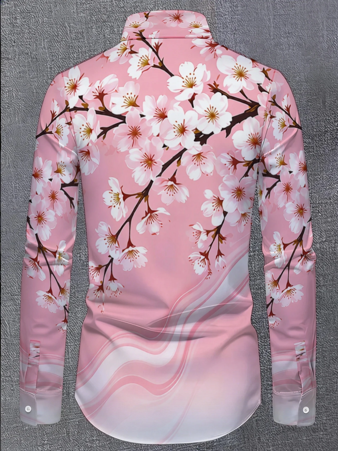 قميص رجالي بأكمام طويلة وأزرار - مراجعة Men'S Fashion Pink Shirt وسعره