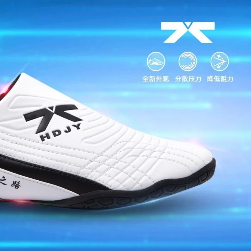 2024 New Men Tai Chi shoes Comfortable Morning Exercise Martial Arts Shoe Unisex Soft Sole Taekwondo Shoe Big Boy