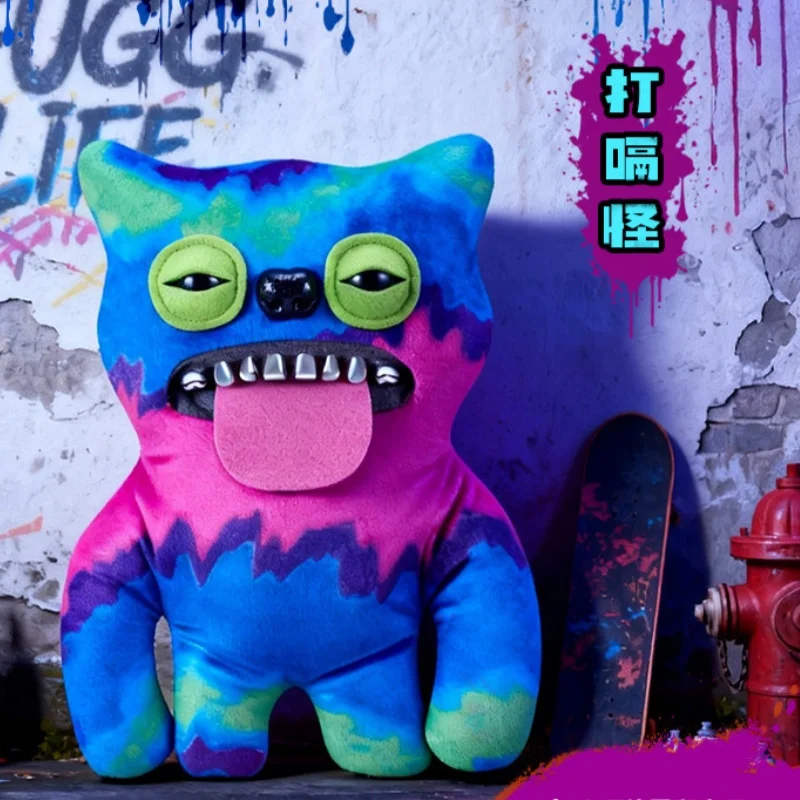 Original Fuggler Fugg Life Plush Monster Doll Big Eyed Tooth Monster Peluche Toy Soft Pillow Collection Birthday Gifts Big Doll