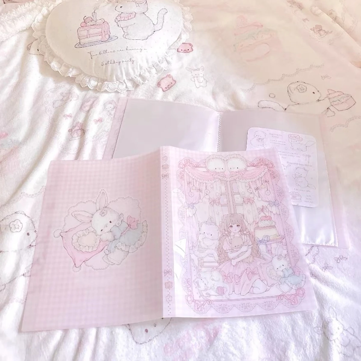 40 páginas a4 dos desenhos ani - Binder Storage Box avaliação e preço