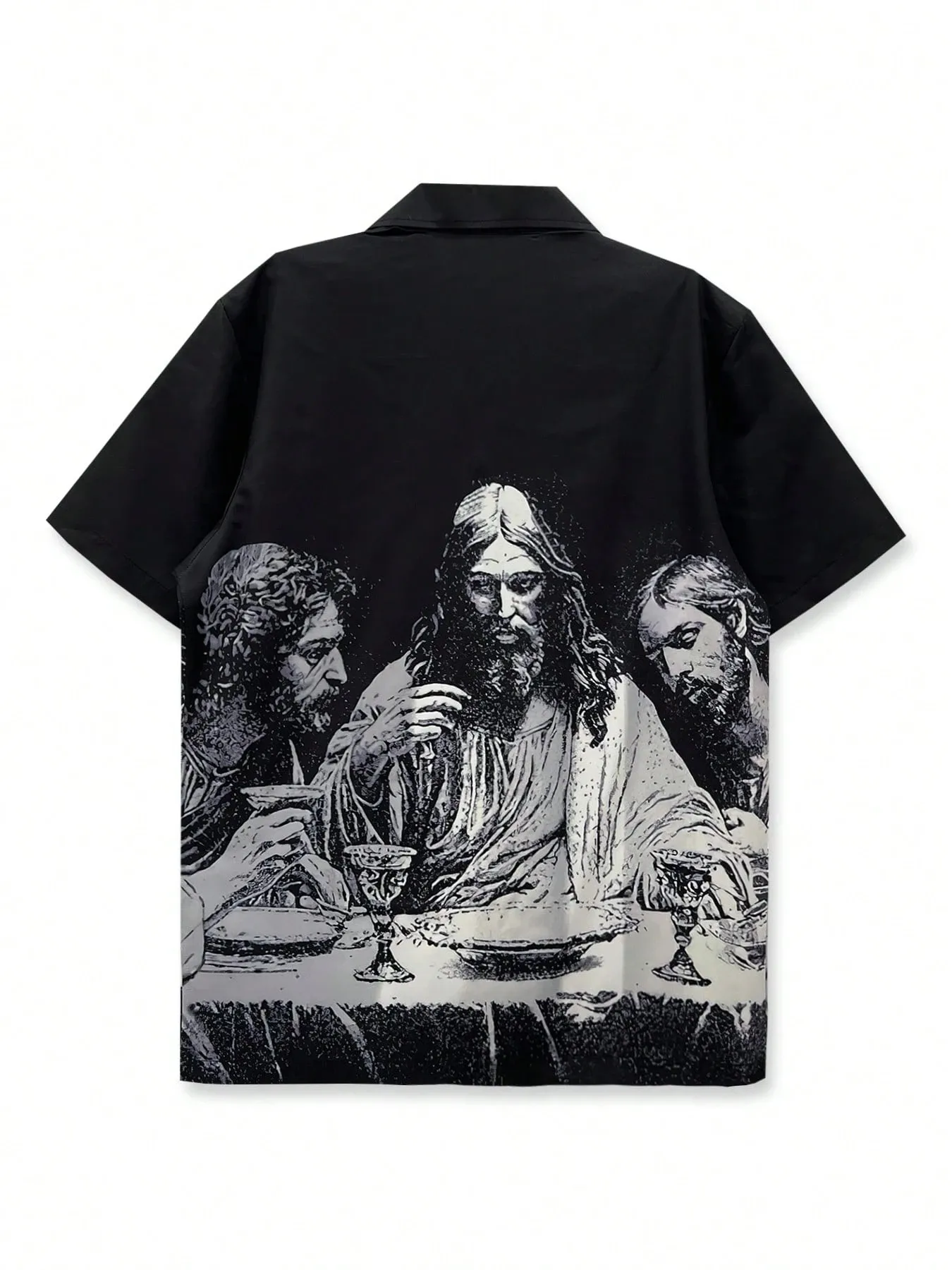 The New Men's Short-sleeved Shirt Summer 2026 Features A Casual Fashionable Comfortable And Soft 3D Pattern Print