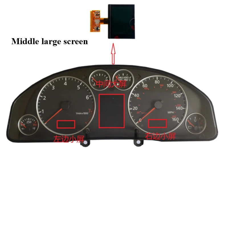 

For AUDI A3 A6 C5 LCD Display Audi Instrument Panel LCD Display Auto Parts 1pcs