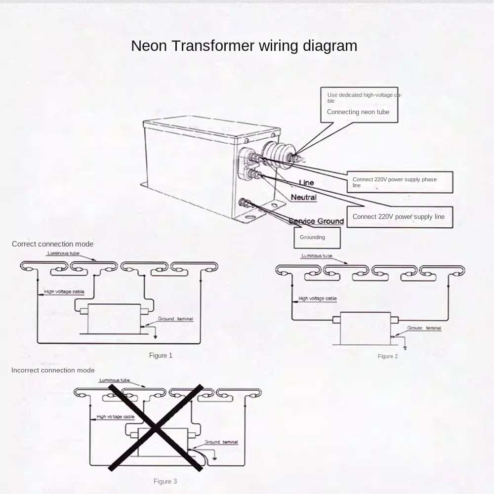 Imagem -06 - Transformador de Luz de Néon de Alta Tensão Regulador de Tensão Th5-a 220v a 15000v