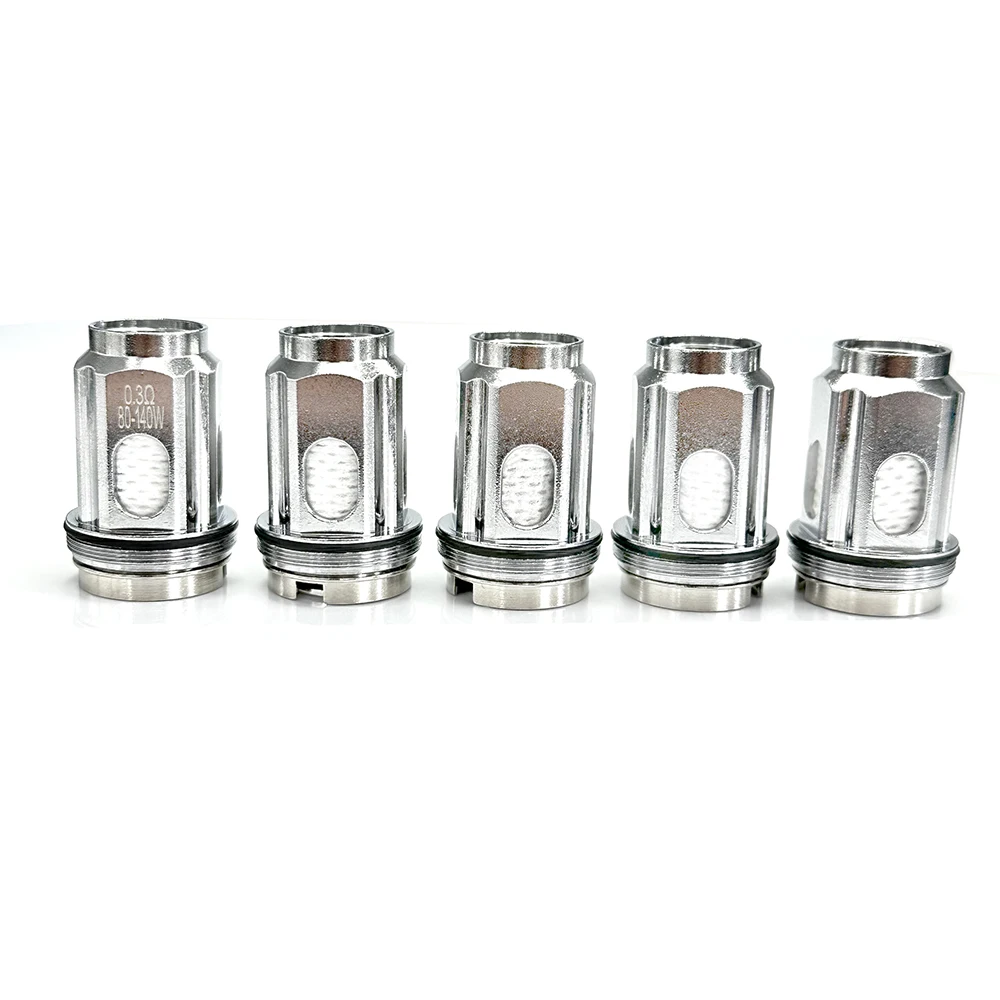 

5 шт./упак. катушка TFV18, 0,3 Ом, 80-140 Вт, сетчатые катушки для резервуара SMOK TFV18, комплект Morph 2/комплект MAG-18, бак TFV16