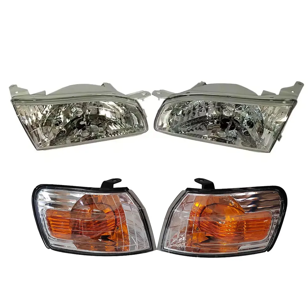4PCS Car Front Headlights for Toyota Corolla Ae110 Ae111 1995 to 1997  Headlight - view 3