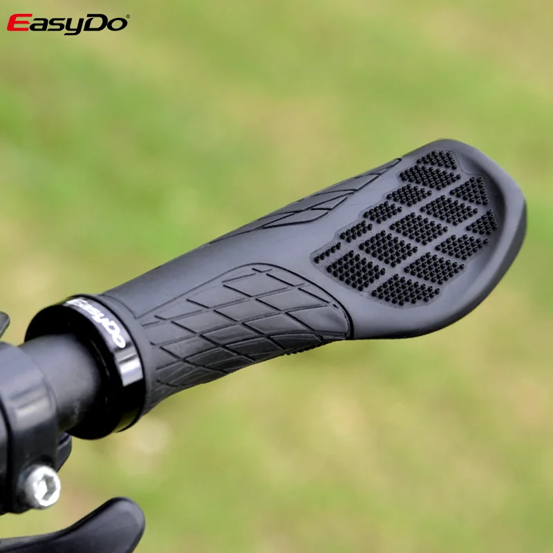 EasyDo Ergon Grips Ergonomic Bicycle Cuffs Mtb Bicycle Handle Grip Rubber Engineer Plastic Bike Grips Antislip Bike Accessories