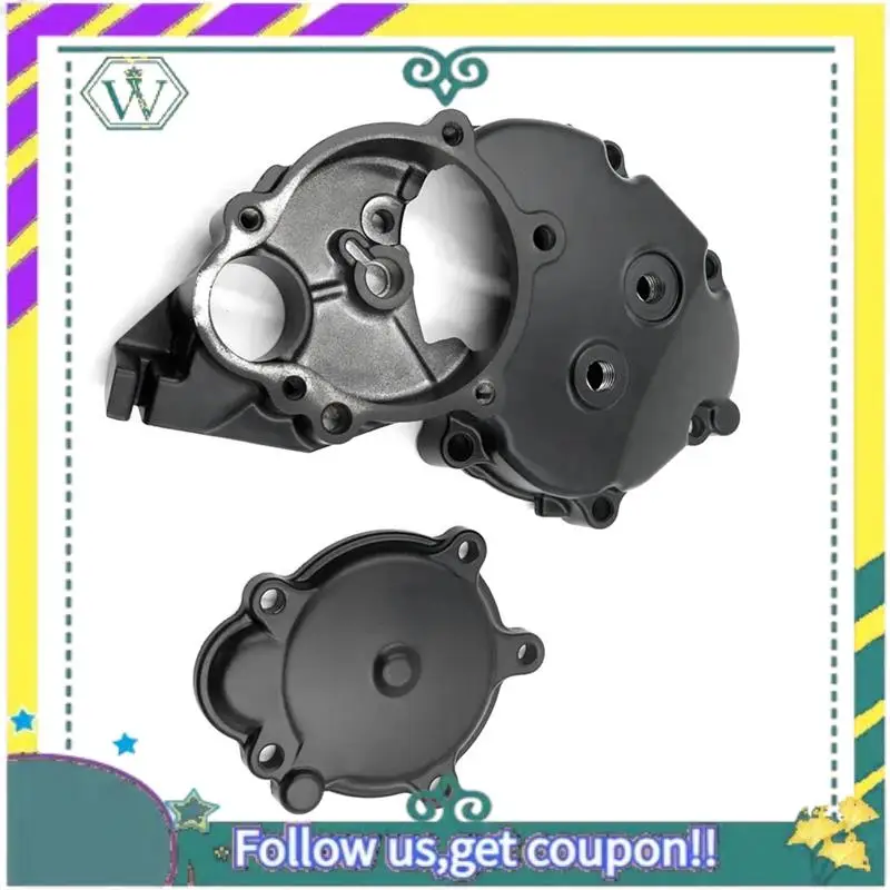 A82U-Motorcycle Engine Cover Motor Stator Cover Crankcase Cover Protector Shell For Kawasaki Ninja ZX-10R ZX10R 2006-2010