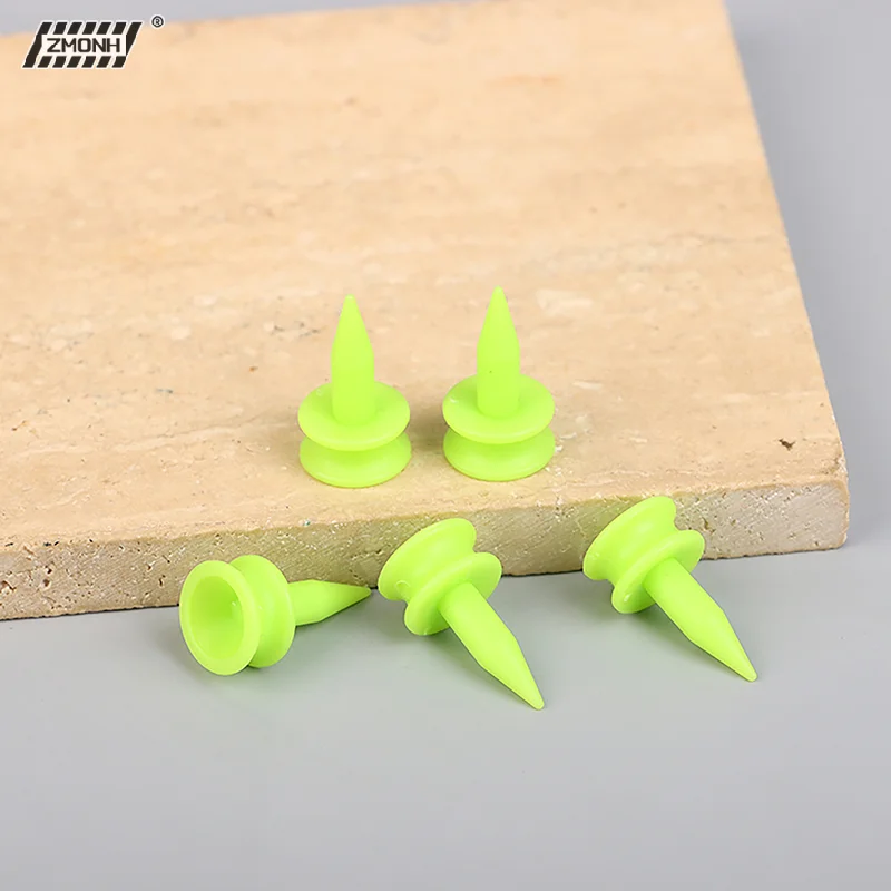 

[H]50Pcs/Pack Professional Golf Tees 25MM 0.98' Castle Green Golfer Accessory Plastic Golf Tees Perfect For Teeing The Ball