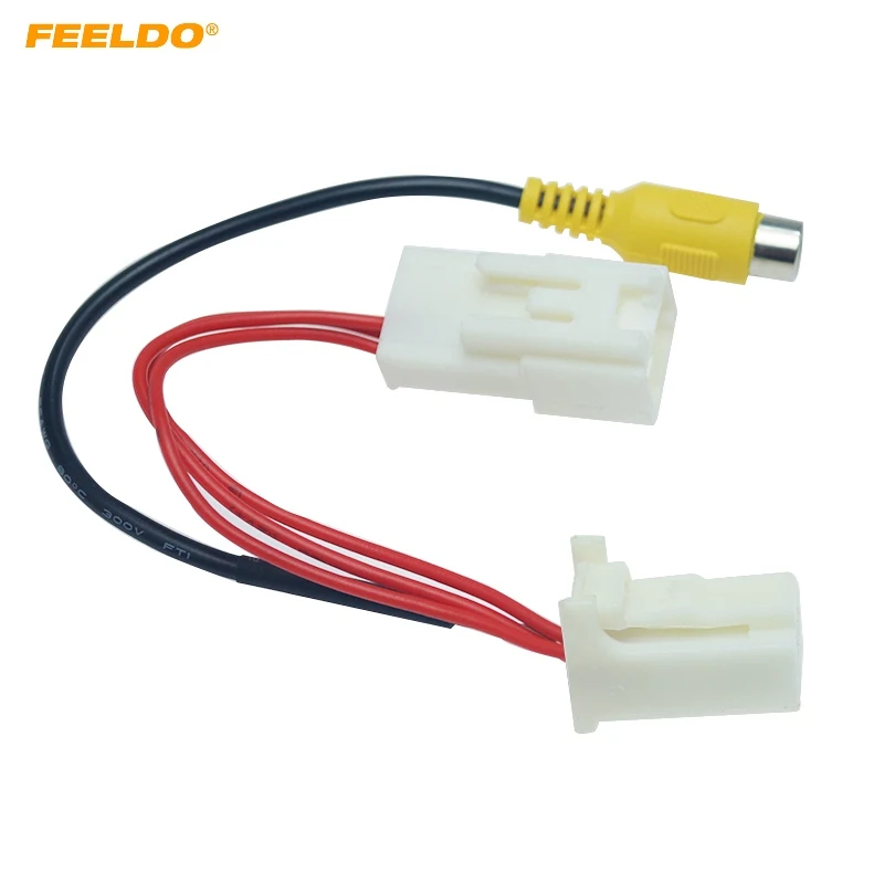 

FEELDO Car Parking Rear Camera Video Plug Converter Cable For Dongfeng Fengguang 330/350 Parking Reverse Wire Adapter