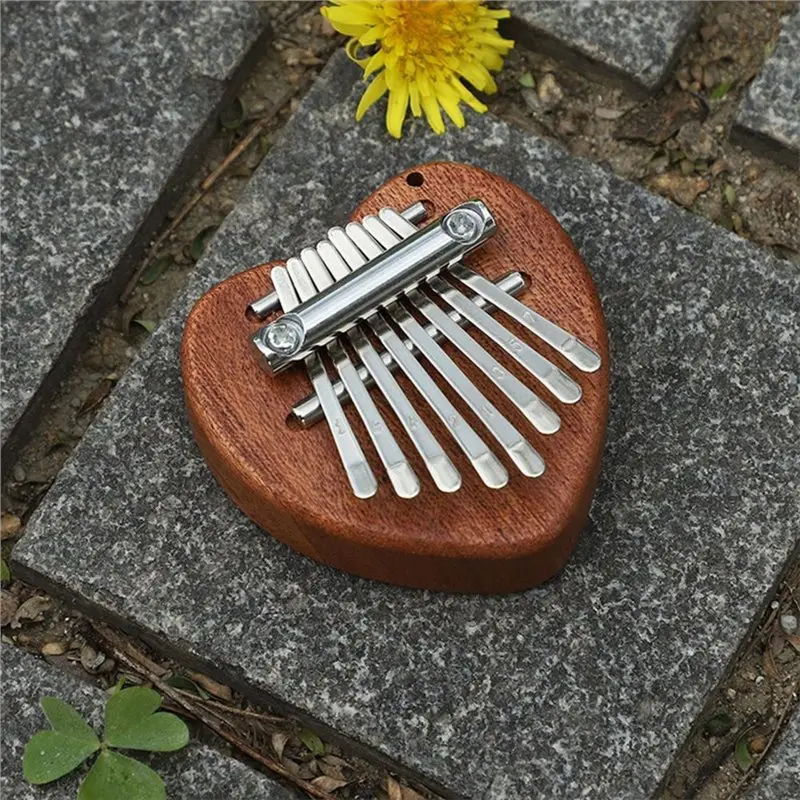 AA90-Mini Kalimba Thumb Piano 8 Key Portable Pocket Finger Piano 8 Key Mini Kalimba For Beginners Musical Gift - view 6